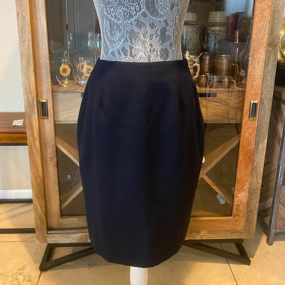 Lovely Jones New York Business Skirt Navy Sz 8